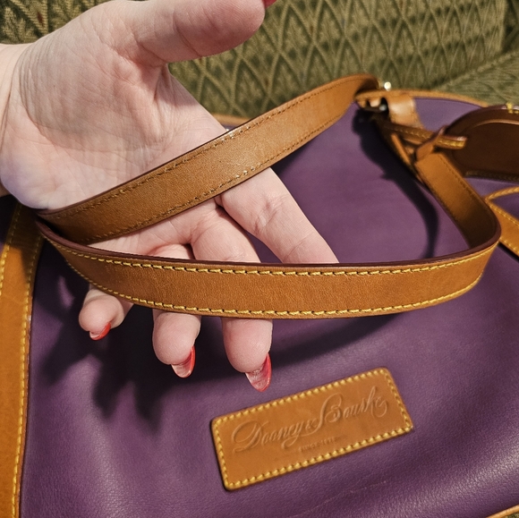DOONEY & Bourke purple plum leather large tote - Picture 9 of 12